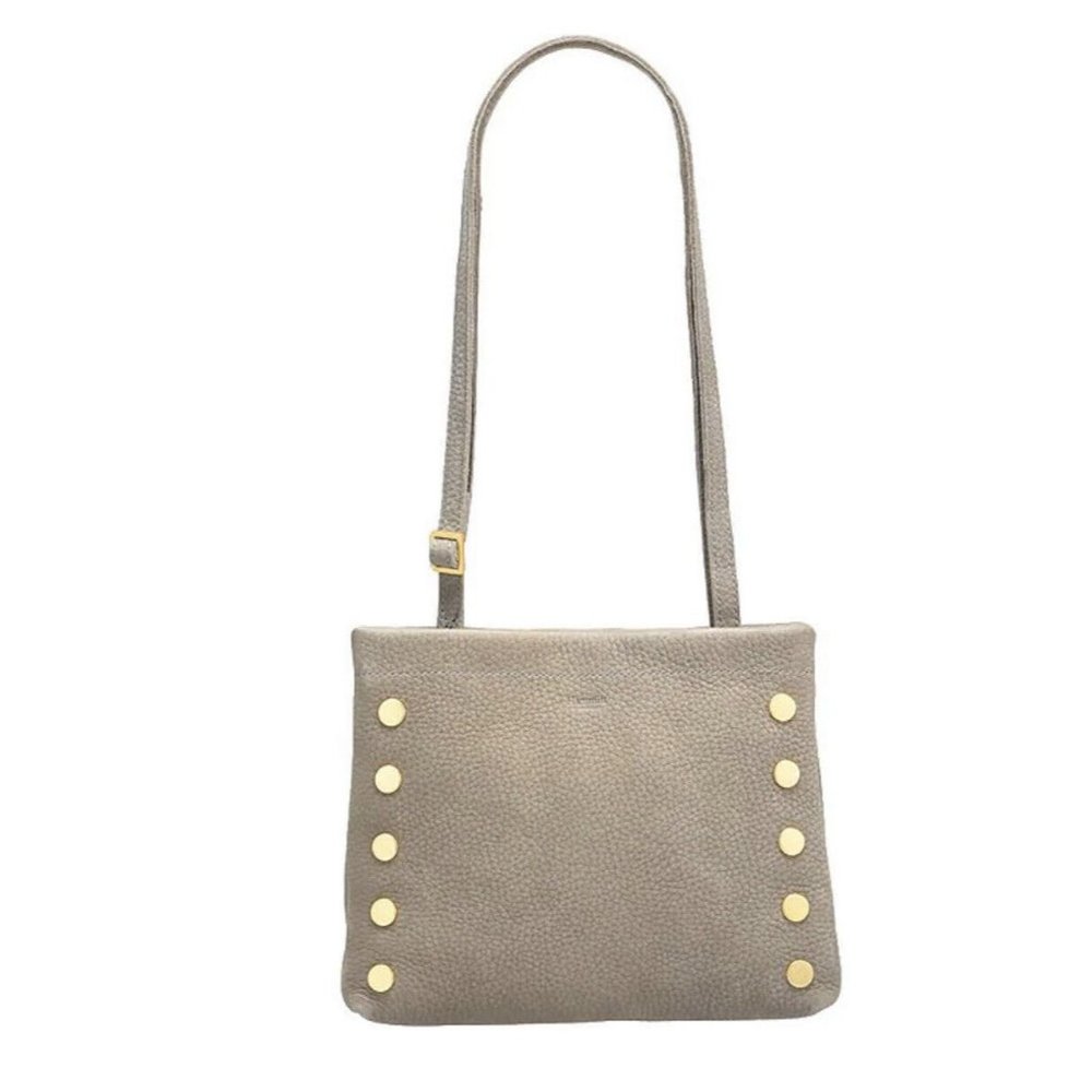 NWT Hammitt Duke Triple Compartment Gray/ Natural Crossbody $345